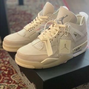 Off white jordan 4 Wmns Sail Men’s size 12